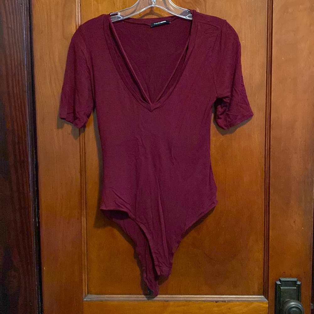 Burgundy Bodysuit!
